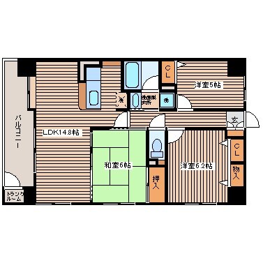 アスティオン早稲田の物件間取画像