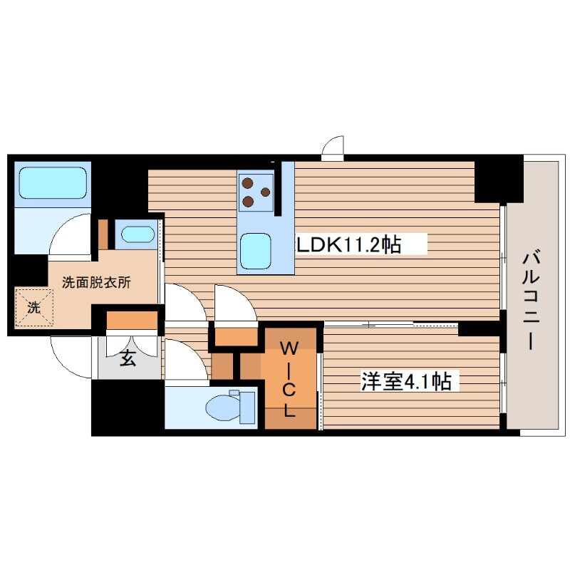 ラヴェール横川の物件間取画像