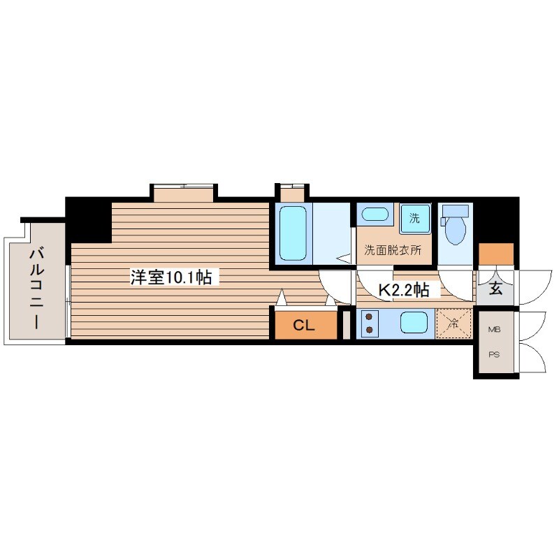 プレディアスタイル紙屋町の物件間取画像