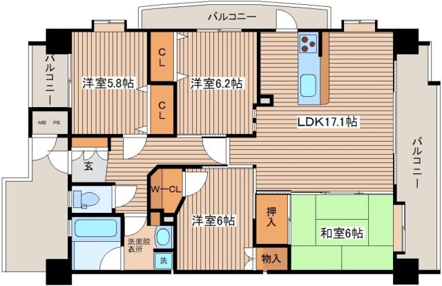 レジデンスソフィアの物件間取画像