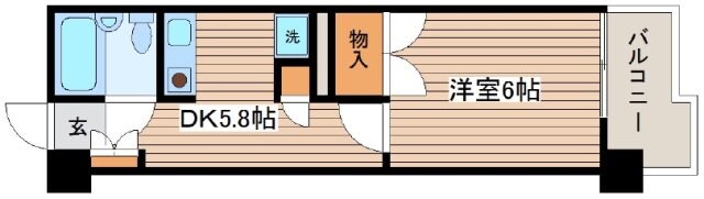 ロイヤルOSの物件間取画像