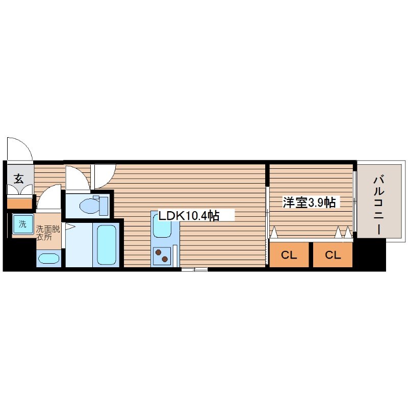 カシマ河原町の物件間取画像