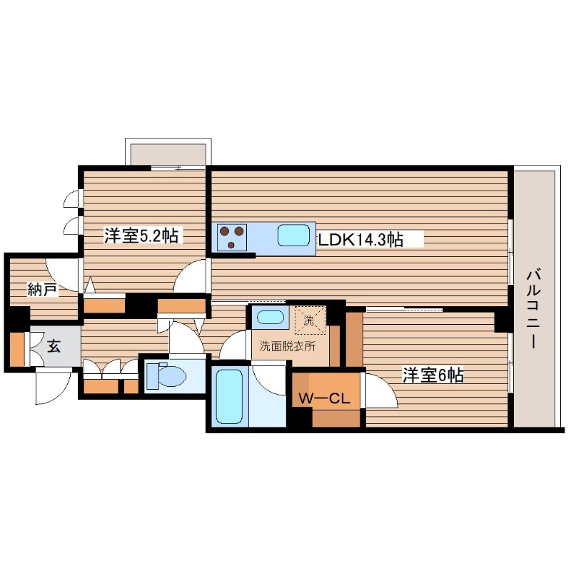 ミラベル　シエロの物件間取画像