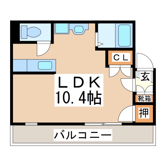 ＩＫＥＤＡＹＡⅡの物件間取画像