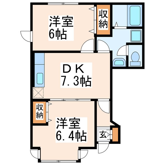 エスペランサ２１の物件間取画像
