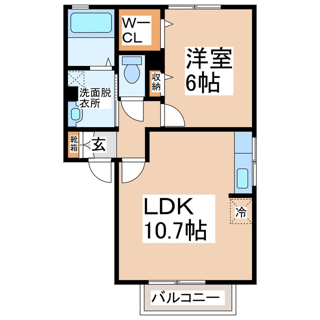 アクティブの物件間取画像