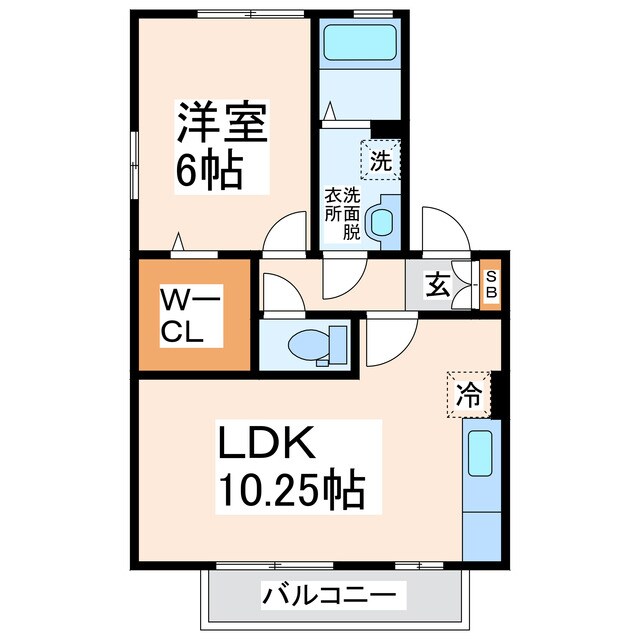 ウィルモア西梶尾の物件間取画像