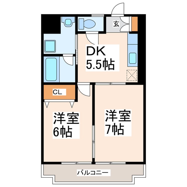 エコライフ・マンション・つぼみ壱番館の物件間取画像