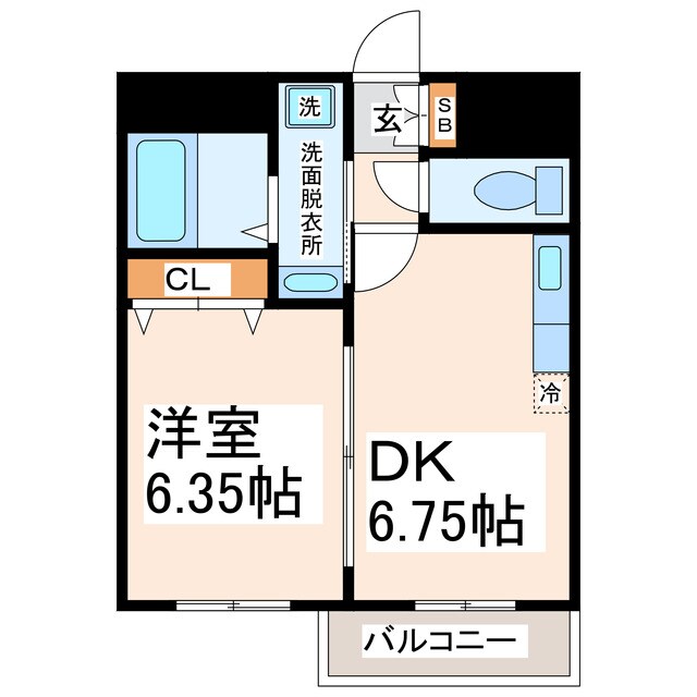 デリジェンテ大窪の物件間取画像