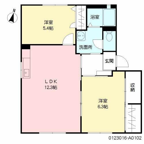 リバーコートLの物件間取画像