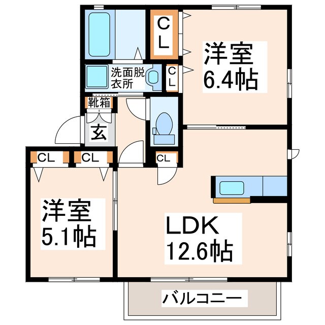 フォルトゥーナの物件間取画像