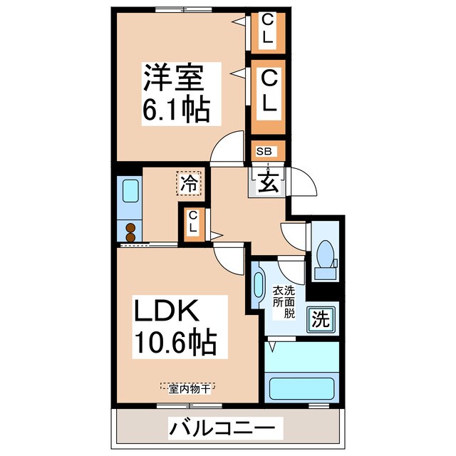 ニュル・ナインの物件間取画像