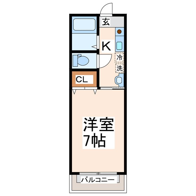 エントピア黒髪の物件間取画像
