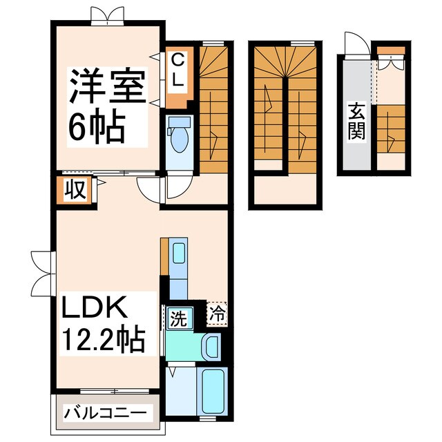 Vent Vert Vの物件間取画像