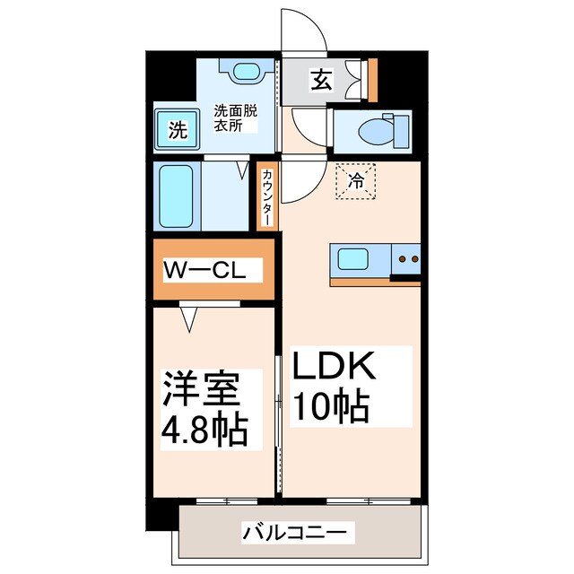 肥後大津駅 徒歩20分 6階の物件間取画像