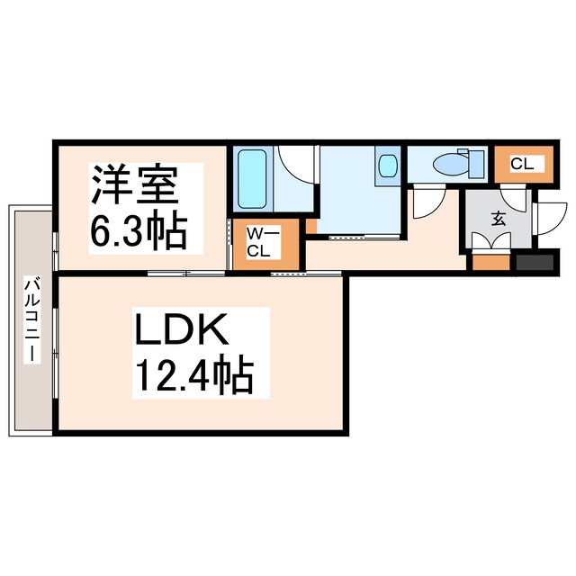 Ｓｈａｍａｉｓｏｎ新町Ｔ．Ｈの物件間取画像