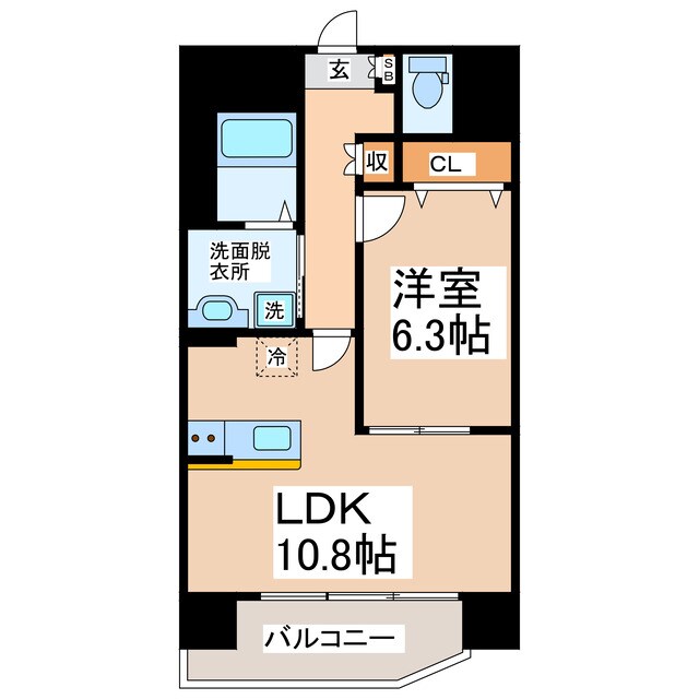 オーネスト九品寺の物件間取画像