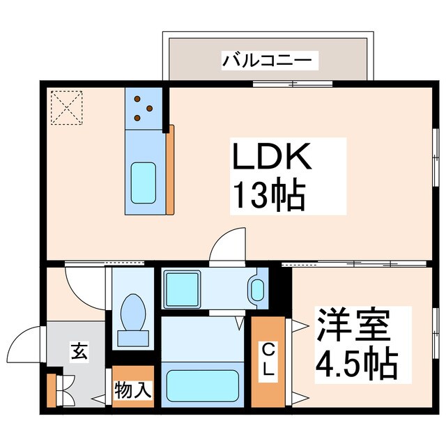 サンベルナールの物件間取画像