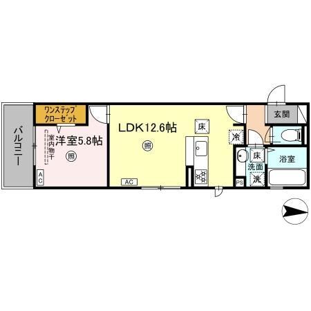 SOLANAⅢの物件間取画像