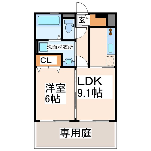 オーピュール城西の物件間取画像