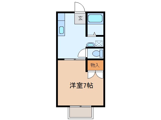 アビタシオン茂呂山Ⅱの物件間取画像