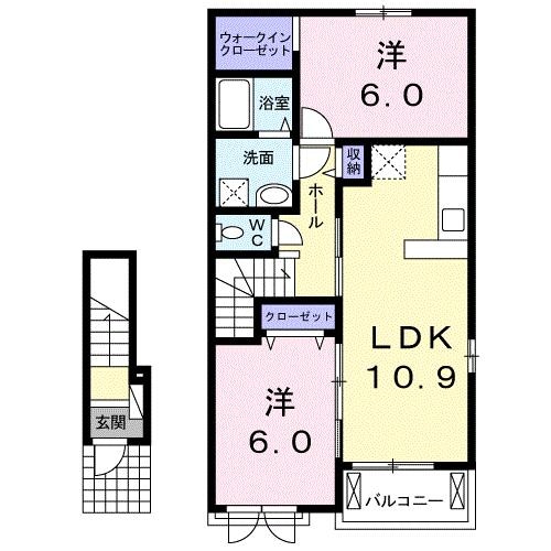 アンジュの物件間取画像