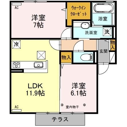 カトルセゾンの物件間取画像