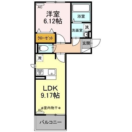 Villa RegaloⅡの物件間取画像