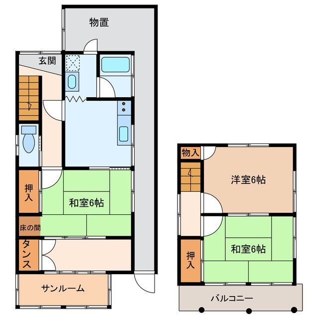 佐野戸建　の物件間取画像