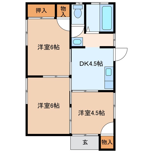 吉水戸建ての物件間取画像