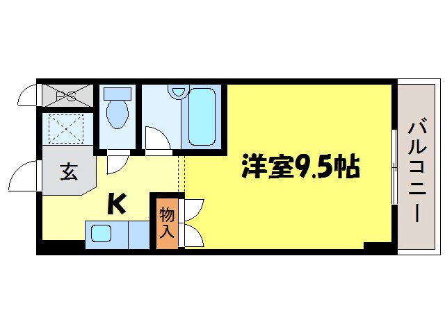 カルテットKOBORI　C棟の物件間取画像