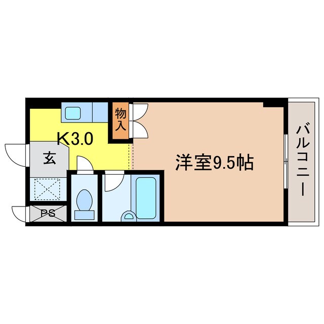 カルテットKOBORI　C棟の物件間取画像