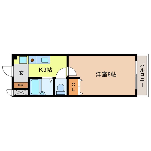 メゾンソレイユの物件間取画像
