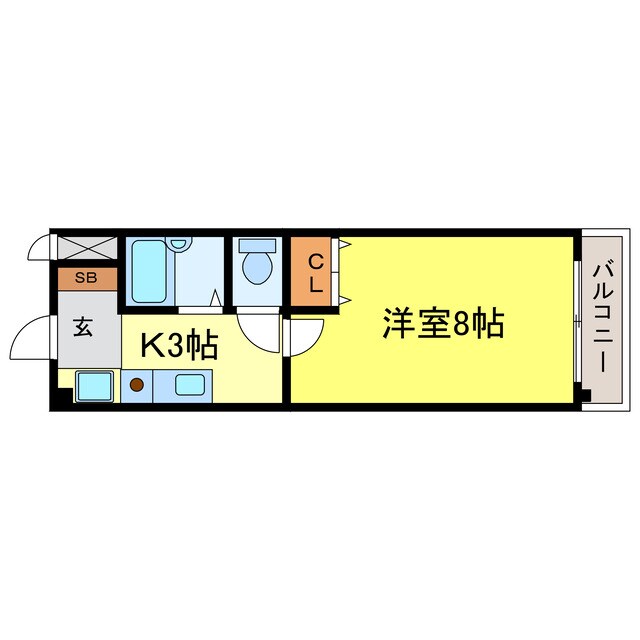 メゾンソレイユの物件間取画像