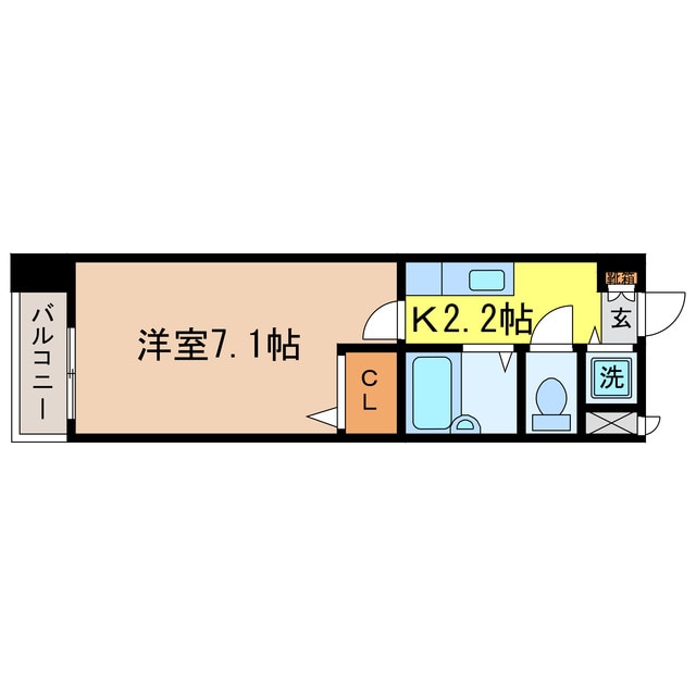 石山駅 バス15分  赤川下車：停歩4分 1階の物件間取画像