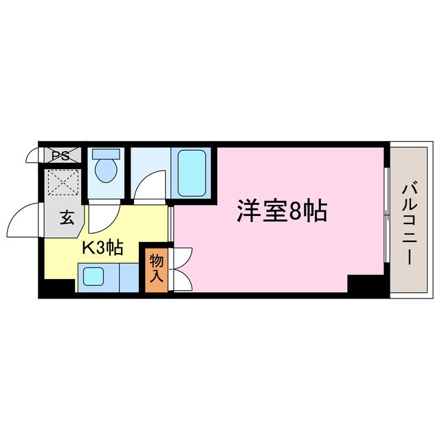 カルテットKOBORI　A棟の物件間取画像