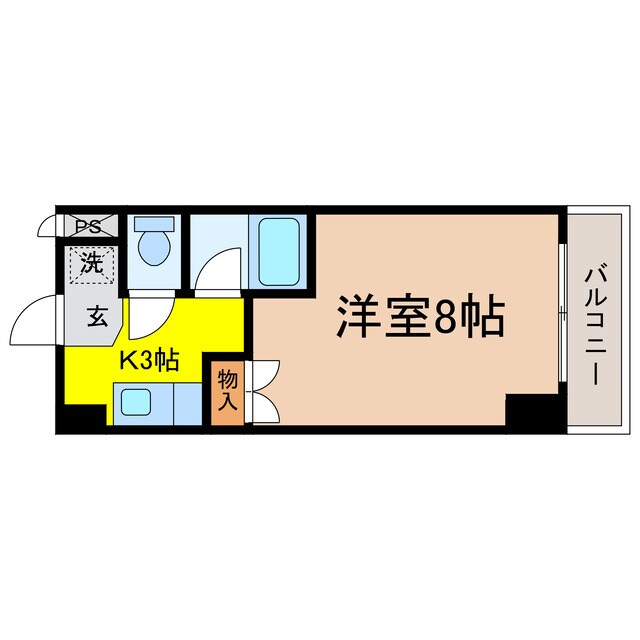 カルテットKOBORI　A棟の物件間取画像