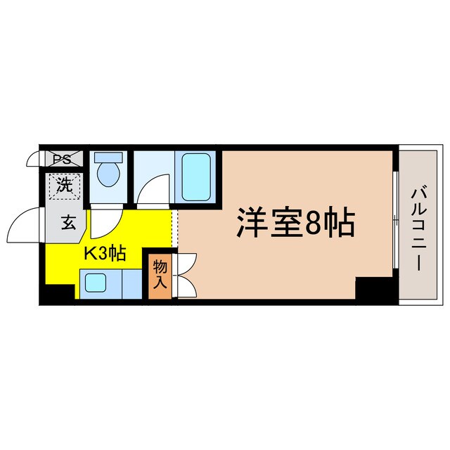 カルテットKOBORI　A棟の物件間取画像