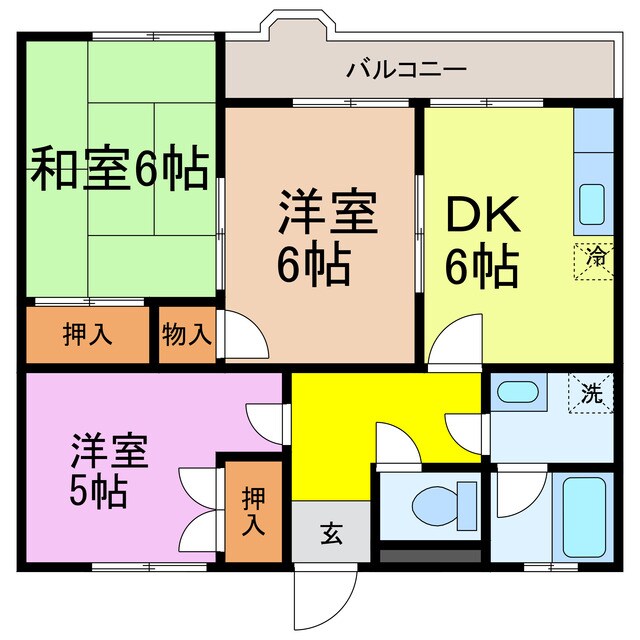 物件間取画像