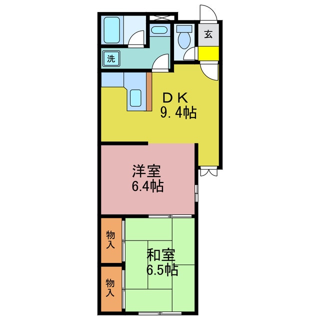 大津駅 徒歩6分 1階の物件間取画像