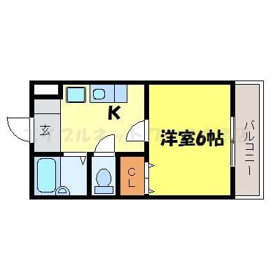 大津駅 徒歩18分 2階の物件間取画像