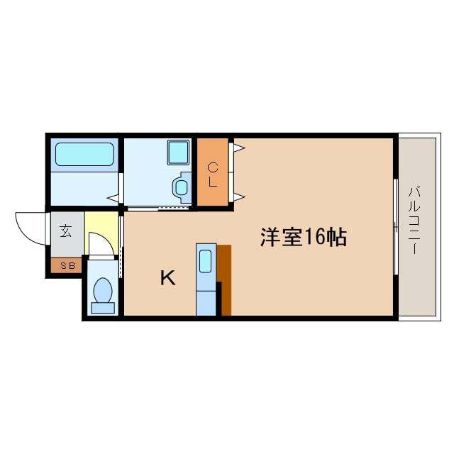 膳所駅 徒歩13分 1階の物件間取画像