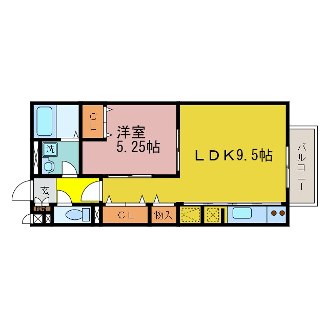 瀬田駅 徒歩3分 2階の物件間取画像