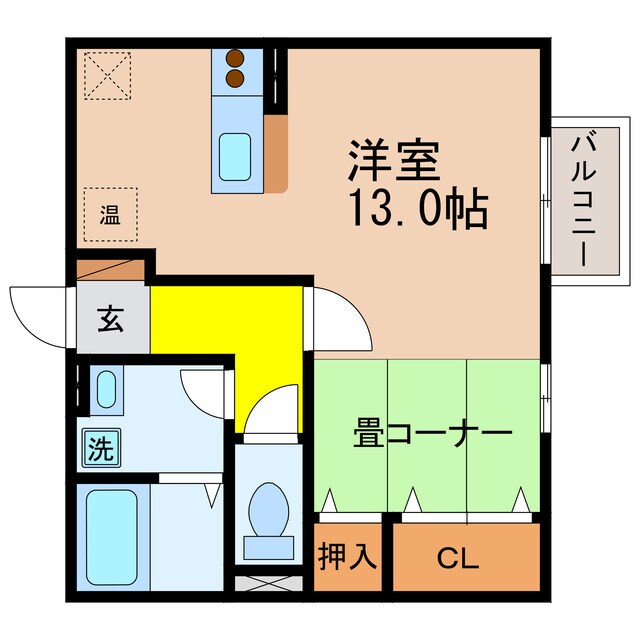 比叡山坂本駅 徒歩5分 2階の物件間取画像