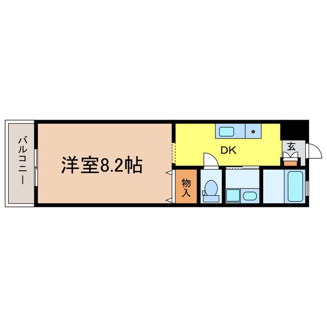 アパートメント膳所の物件間取画像