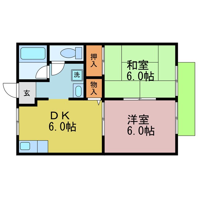 比叡山坂本駅 徒歩14分 1階の物件間取画像