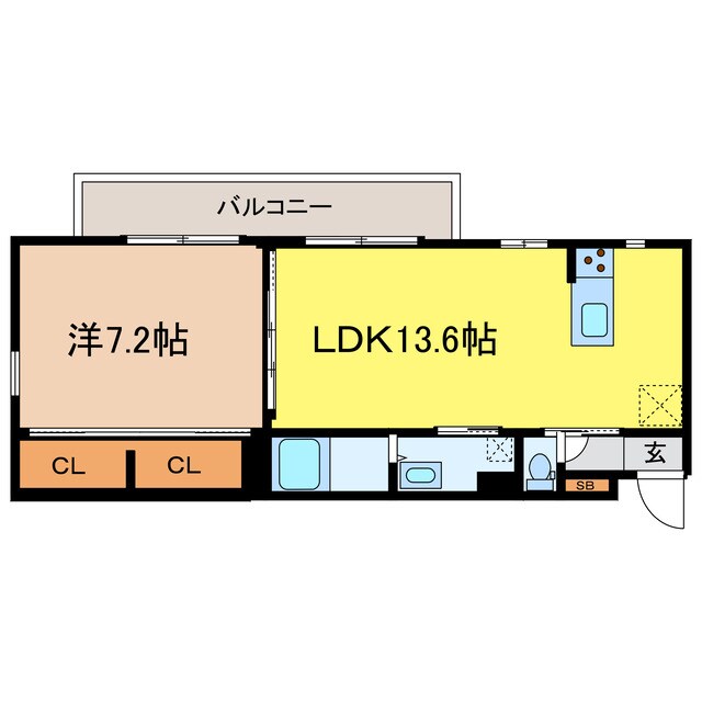 東晃ミシェルの物件間取画像