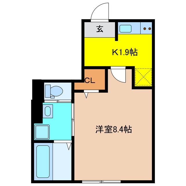 ハイツ豊　の物件間取画像