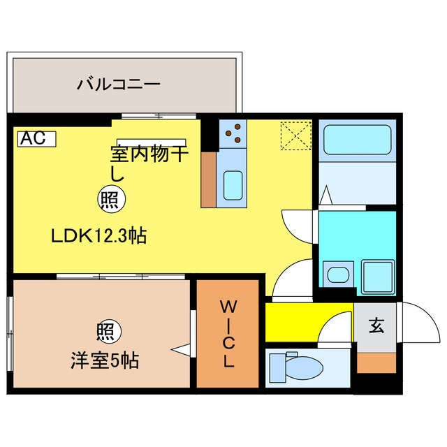 collina一里山の物件間取画像