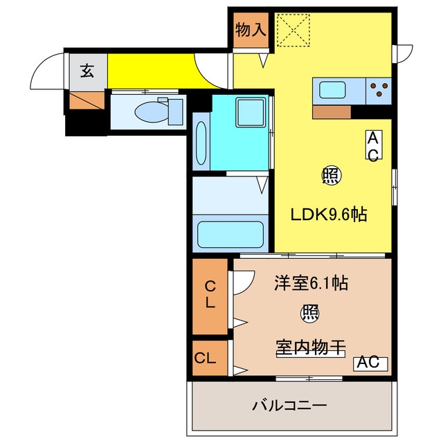 Farouche（ファルーシュ）の物件間取画像